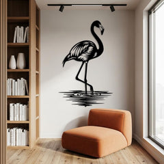 Flamingo Metal Wall Art