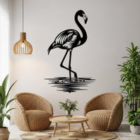 Flamingo Metal Wall Art