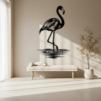 Flamingo Metal Wall Art