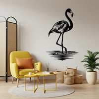 Flamingo Metal Wall Art