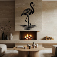 Flamingo Metal Wall Art