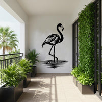 Flamingo Metal Wall Art