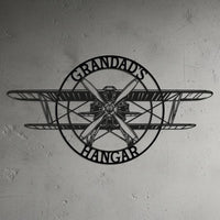 Custom Airplane Hangar Sign