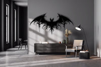 Majestic Bat Metal Wall Art