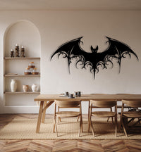 Majestic Bat Metal Wall Art