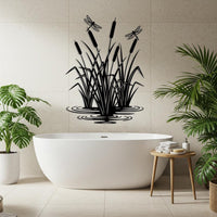 Cattails With Dragonfly Wall Decor