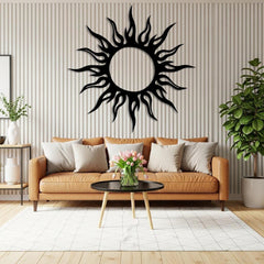 Sun Metal Wall Art