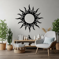 Sun Metal Wall Art