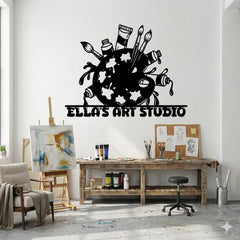 Custom Art Studio Metal Sign