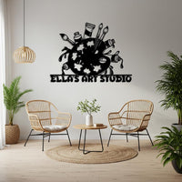 Custom Art Studio Metal Sign