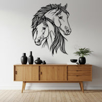 Country Horse Metal Wall Art