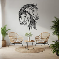 Country Horse Metal Wall Art