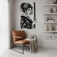 GeSamurai Woman Wall Art
