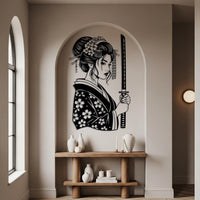 GeSamurai Woman Wall Art