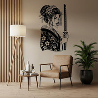 GeSamurai Woman Wall Art