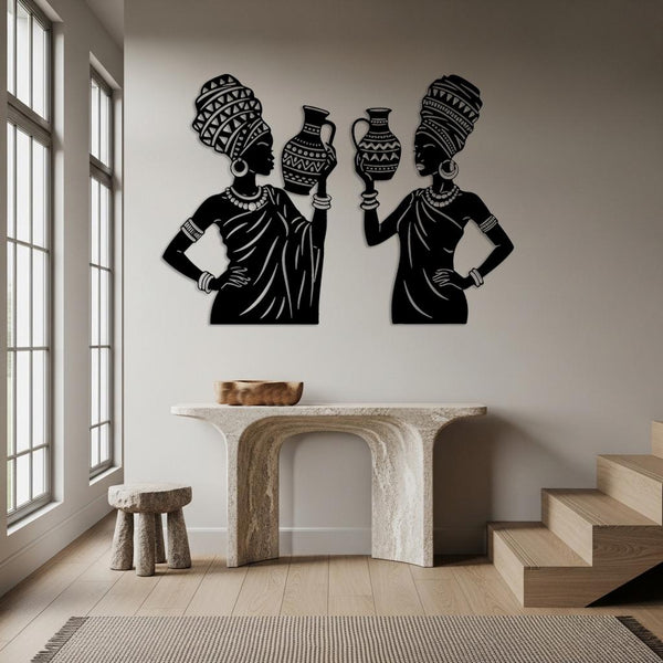 African Woman Wall Art