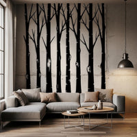 Vertical Tree Metal Wall Art