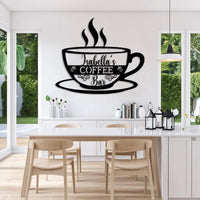 Custom Coffee Bar Metal Sign