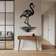 Flamingo Metal Wall Art