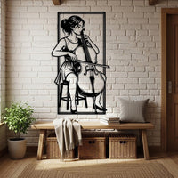 Cello Player Wall Art