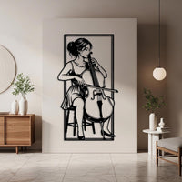 Cello Player Wall Art