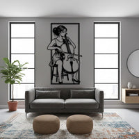 Cello Player Wall Art