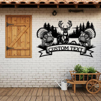 Custom Deer and Turkey Sign