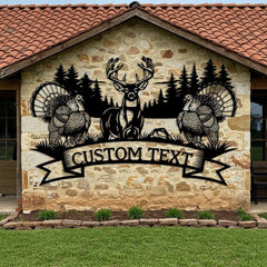 Custom Deer and Turkey Sign