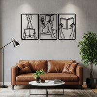 Minimalist Book Lover Wall Art Sets