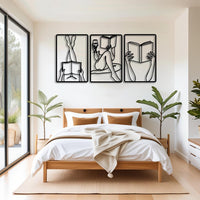 Minimalist Book Lover Wall Art Sets