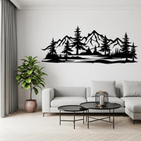 Mountain Metal Wall Decor