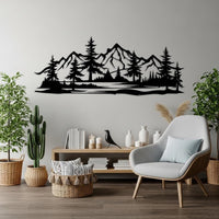 Mountain Metal Wall Decor
