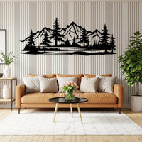 Mountain Metal Wall Decor
