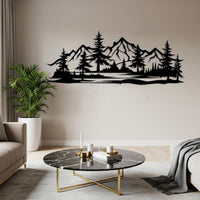 Mountain Metal Wall Decor