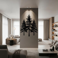 Pine Tree Metal Wall Decor