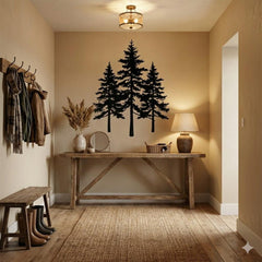Pine Tree Metal Wall Decor