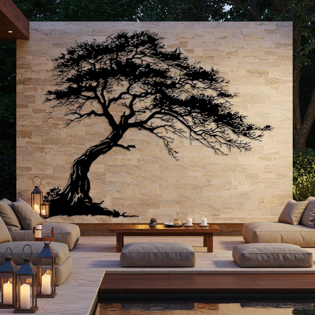Tree Metal Wall Decor
