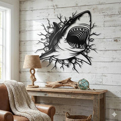 Shark Metal Wall Decor