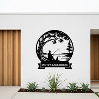 Personalized Lake House Name Sign