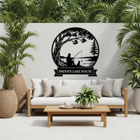 Personalized Lake House Name Sign