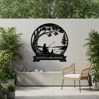 Personalized Lake House Name Sign