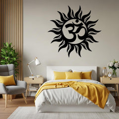 Om Symbol Metal Wall Decor