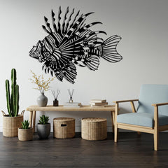 Lionfish Metal Wall Decor