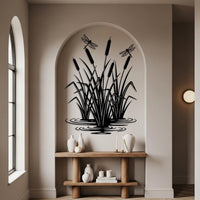 Cattails With Dragonfly Wall Decor