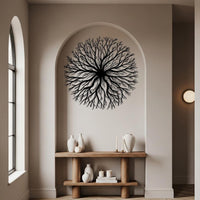 Round Tree Branch Metal Wall Decor