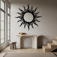 Sun Metal Wall Art