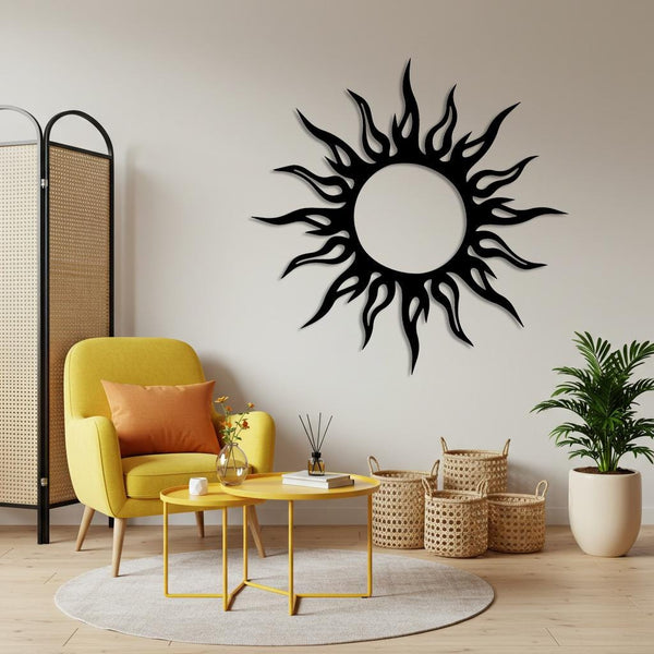 Sun Metal Wall Art