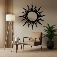 Sun Metal Wall Art