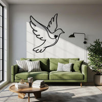 Love Dove Metal Wall Art