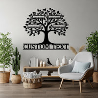 Custom Family Tree Metal Sign
